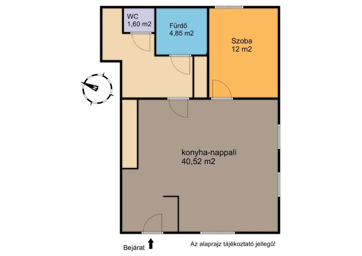 Deli Terasz B Apartman Free Parking, Self-Check-In Anytime Győr Eksteriør bilde